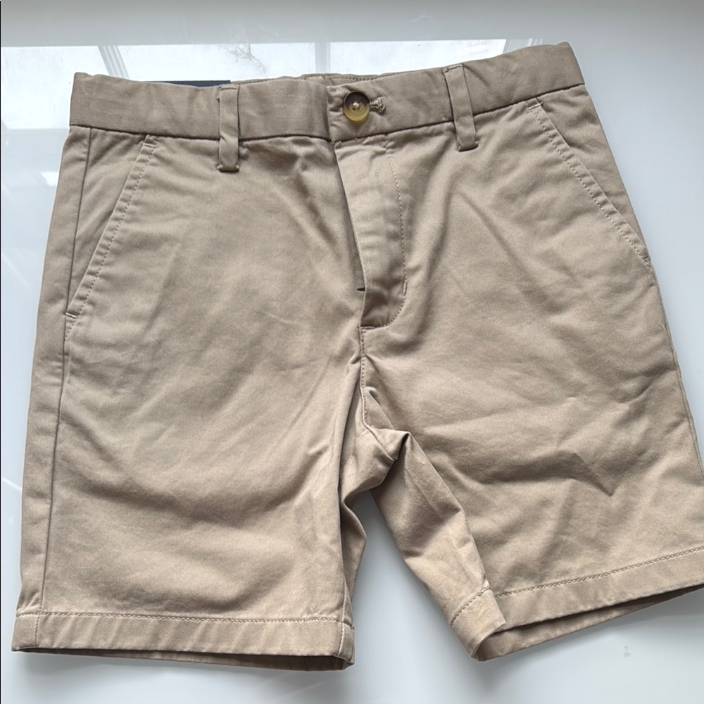Boys Tan Vineyard Vines Khaki Shorts